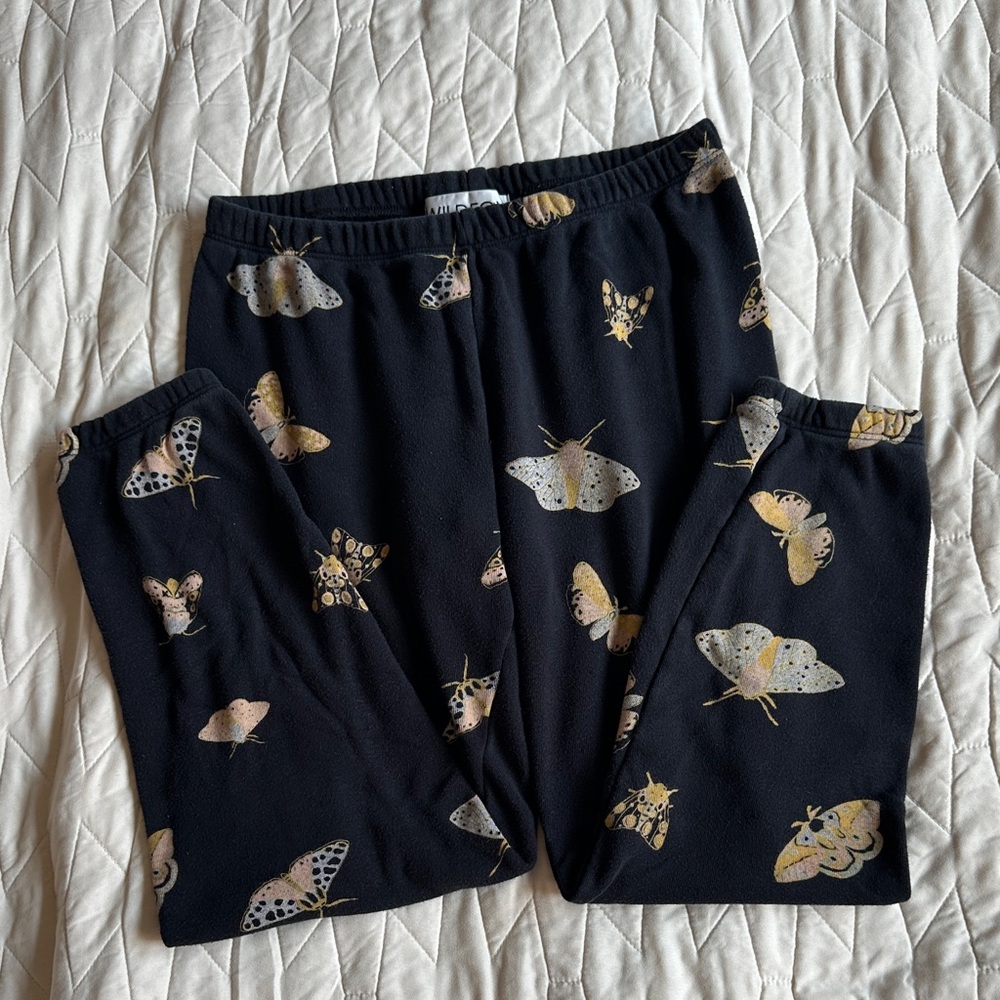 Wild fox cropped moth joggers